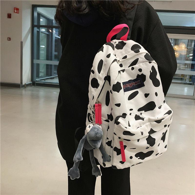 2021 Leopard Print Backpack Women Funny 