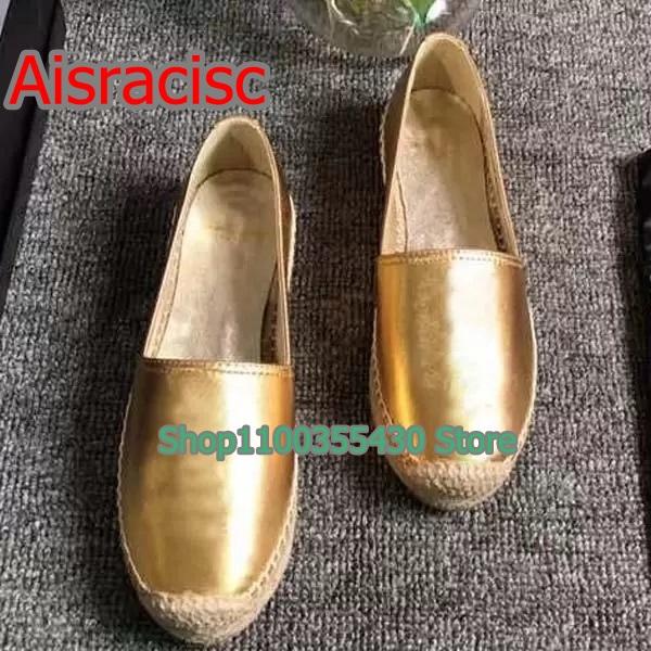 Luxury Designer Loafer Shoes Lady Fishman Shoes Flats Quality Boutique Classic Vintage Brand Espadrilles Casual Size 35-42