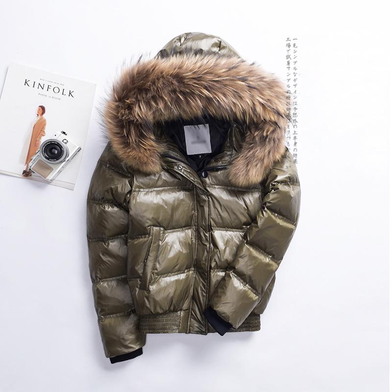 Women Thick Down Jacket Hooded White Duck Jackets Winter Short Warm Coats Parkas Female Outwear