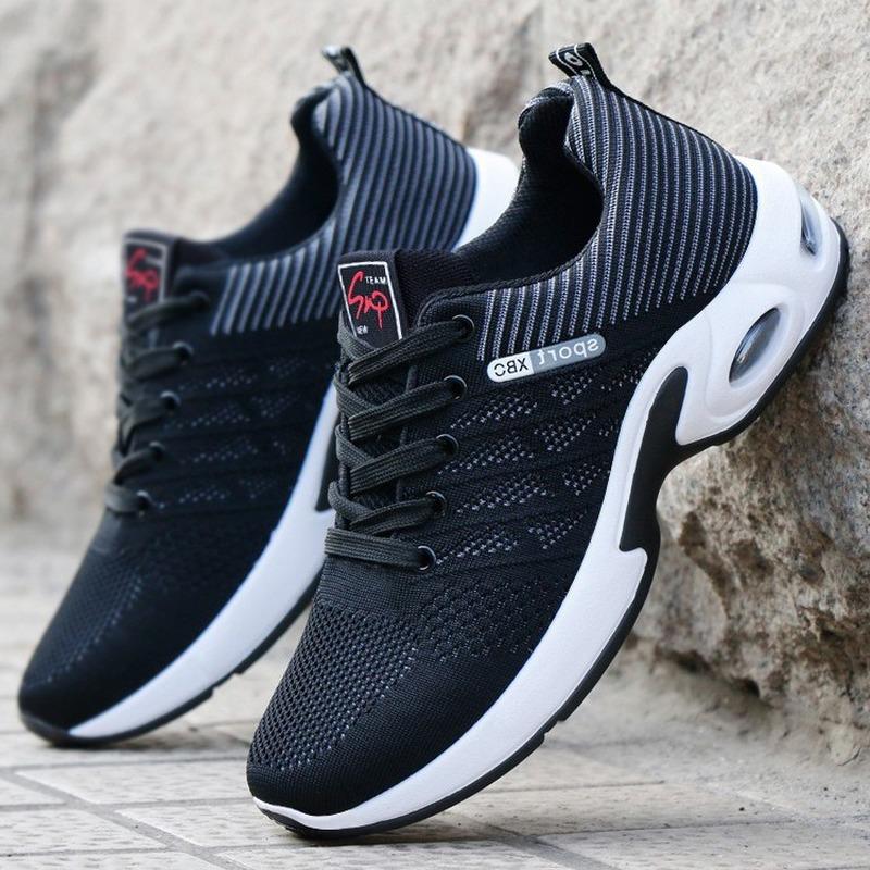 2022 New Fashion Men Comfortable Casual Shoes Platform Outdoor Running Walking Sports Shoes Breathable Lightweight Mesh Sneakers