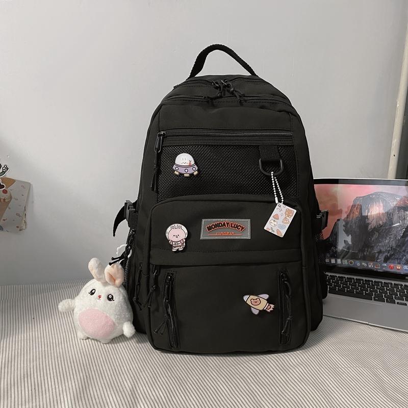 Women Cute Backpack High Capacity Female Harajuku School Bag College Lady Kawaii Cartoons Backpack Fashion Book Girl Bag Student
