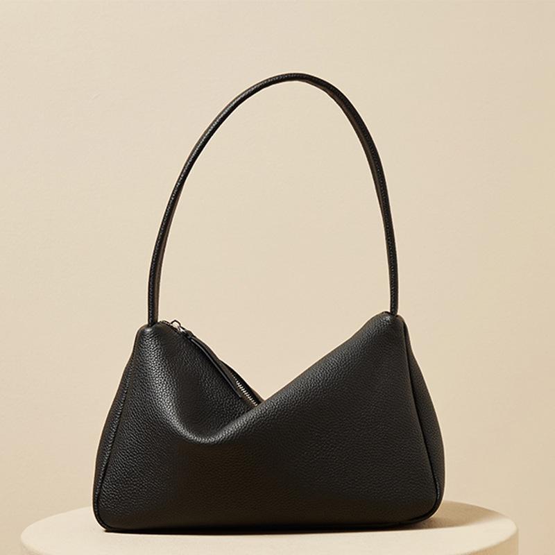 Petscog Luxury Brand Design Women's Bag 2022 Pu Leather Zipper Soft Shoulder Bags French Casual Hobo Handbag Bolsa Mujer