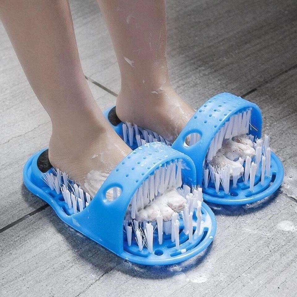 New sandals Bath Shoes Massager Slippers for Foot Scrubber Shower Brush Foot Bathroom Products Foot Care Cleaning